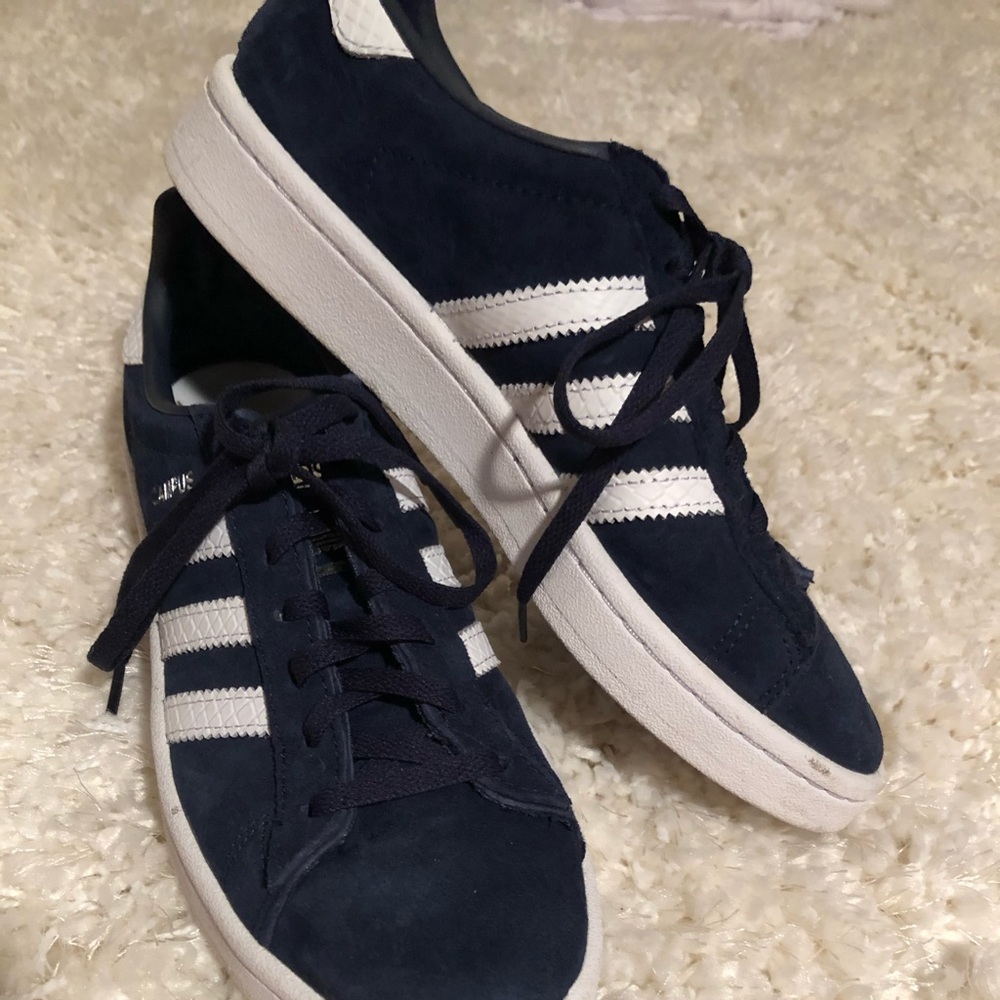 Blue Suede Adidas Gazelle
